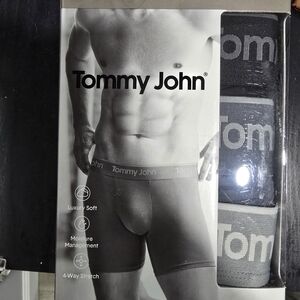 Tommy John Men's Gray Boxer Briefs